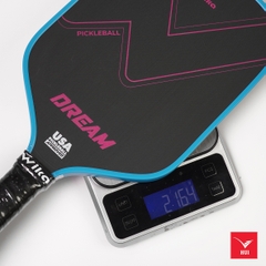 Vợt Pickleball Wika Dream - Carbon Fiber T700 cao cấp siêu nhám lõi tổ ong