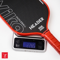 Vợt Pickleball Wika Header - Carbon T1000 cao cấp siêu nhám vân 3K - chiều dày viền 16mm