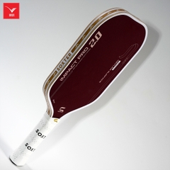 Vợt pickleball Soxter Impact Pro 2.0 - lõi gen4 thế hệ mới - Mặt vợt Carbon + Teflon