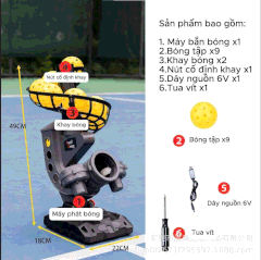 Máy bắn bóng tập luyện trên sân FURLIHONG 388pbh