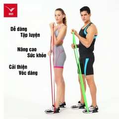 Dây kháng lực GYM Power band cao su đàn hồi thể thao đa năng, tập toàn thân, tập tay, chân, đùi mông vai