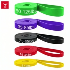 Dây kháng lực GYM Power band cao su đàn hồi thể thao đa năng, tập toàn thân, tập tay, chân, đùi mông vai