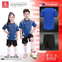 Bộ Quần Áo Bóng Đá Trẻ Em Jotado Ranger