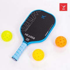 Vợt Pickleball Wika Header - Carbon T1000 cao cấp siêu nhám vân 3K - chiều dày viền 16mm