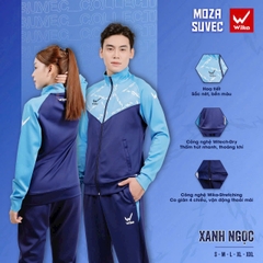 Bộ quần áo thể thao mùa đông Wika Suvec Moza Chạy Bộ Tập Thể Dục