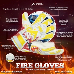 Găng Tay Thủ Môn Kaiwin Fire Chính Hãng