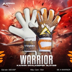 Găng tay thủ môn Kaiwin WARRIOR - Mút Latex Grippy từ Đức (dày 4mm)
