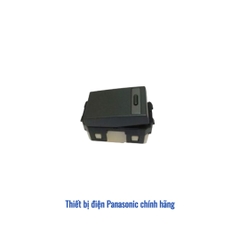 Hạt công tắc B 1 chiều Panasonic Refina WEG55317MB - Đen Ánh Kim 16A