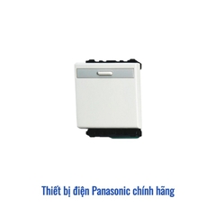 Hạt công tắc B 1 chiều Panasonic WEV5521SW - 16A Cắm nhanh hiện đại