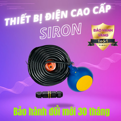 Bộ Phao Điện Điều Khiển Kín Nước Chống Cạn Và Chống Tràn Siron SR-FSW-T-20M