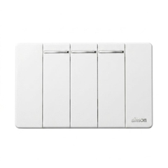 Bộ công tắc ba 2 chiều size S màu trắng Simon K9 - 591032