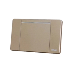 Bộ công tắc đơn 1 chiều size XL màu Sâm Panh Simon K9 - 591011-46