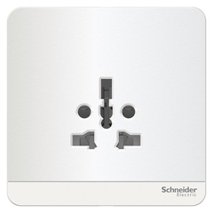 Bộ Ổ Cắm Đơn Đa Năng 16A Màu Trắng Schneider AvatarOn Mã E83426TS_WE_G19