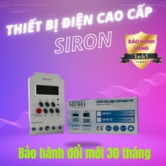 Công tắc hẹn giờ kỹ thuật số bật tắt thiết bị điện Siron SR-TS11