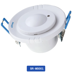Công tắc cảm ứng chuyển động vi sóng siêu nhạy âm trần tròn Siron SR-MS001