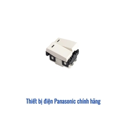 Công tắc đôi 1 chiều Panasonic WEV502127SW - Cỡ trung (Bắt vít)