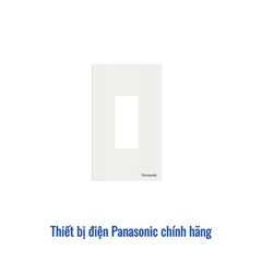Mặt cho Aptomat MCB 1 cực Panasonic WEV7001MW - Trắng Ánh Kim Cao Cấp