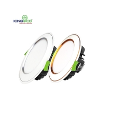 Đèn KingLed Âm Trần Mặt Phẳng Đơn Sắc 7W Lỗ Khoét Phi 90mm EC-DL-7SS-T118