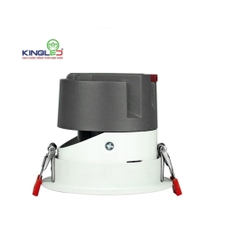 ĐÈN KINGLED ÂM TRẦN RỌI TOURMALINE DA-DLRC 12W ĐƠN SẮC Lỗ Khoét Phi 75 mm  DA-DLRC-12SS-T85-T