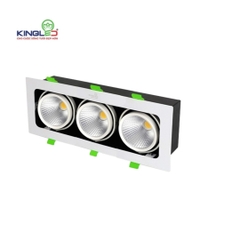 ĐÈN KINGLED SPOTLIGHT HỘP 30W Lỗ Khoét 310x110mm  GL-3 10SS-V334-T