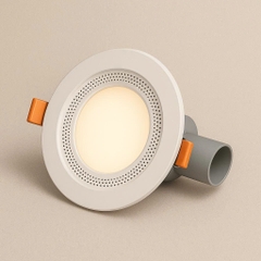 Đèn LED Downlight Âm Trần Kết Hợp Thông Gió Siron D-DL-D90-8W