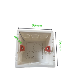 Đế âm tường vuông ghép nối SIRON 86x86x50mm