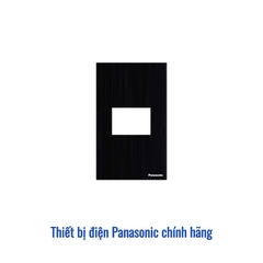 Mặt 1 thiết bị Panasonic WEV68010MB - Màu Đen Ánh Kim (Refina)