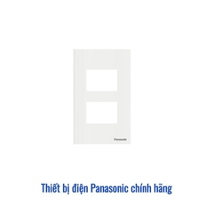 Mặt 2 thiết bị Panasonic WEV68020MW - Màu Trắng Ánh Kim (Refina)