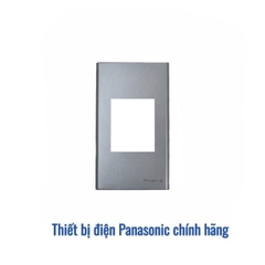 Mặt cho ổ cắm đơn 3 chấu Panasonic WEV680290MH - Màu Xám Ánh Kim