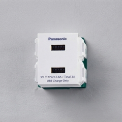 Ổ Cắm 2 Cổng USB Panasonic WEF11821W