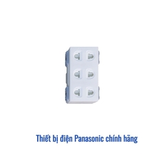 Ổ cắm ba Panasonic WEV138307SW dòng Wide (Bắt vít, 16A)