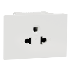 Ổ Cắm Đơn 3 Chấu 16A Size 2S Schneider AvatarOn A Mã M3T426USTS_WE