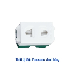 Ổ cắm đơn có màn che Panasonic WEV1081-7SW - Loại bắt vít (16A)