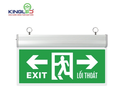 ĐÈN KINGLED EXIT CHỈ HƯỚNG TRÁI PHẢI Kích Thước  355x143x23mm  EX-3-2M-TP