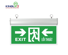ĐÈN KINGLED EXIT CHỈ HƯỚNG VÀO TRONG Kích Thước  355x143x23mm  EX-3-2M-VT