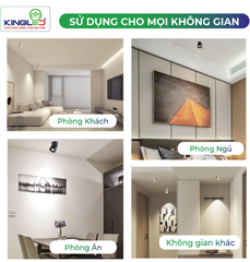 Đèn Kingled Ống Bơ Chiếu Rọi GẬP 16W DA-OBRG-16SS-T/TT  Đa Năng, Chống Chói, Chip Samsung