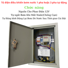 Tủ Điện Điều Khiển Bơm Nước 1 Pha Hoặc 3 Pha - An Toàn Và Thông Minh