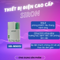 Công Tắc Cảm Ứng Vi Sóng Đa Năng Siron SR-MS031
