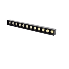 ĐÈN RAY NAM CHÂM CHIẾU RỌI ÂM KINGLED CRA 12W ĐEN Kích Thước  220x22x43  RNC-12SS-CRA