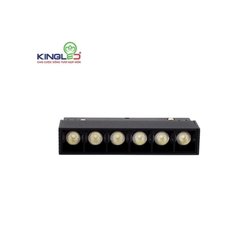 ĐÈN RAY NAM CHÂM CHIẾU RỌI ÂM KINGLED CRA 6W ĐEN Kích Thước  110x22x40  RNC-6SS-CRA
