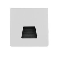 ĐÈN KINGLED ÂM BẬC CẦU THANG MẶT TRẮNG  KHÔNG CẢM BIẾN Kích Thước  90x90x46mm  AB-3-V-T