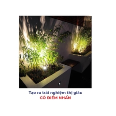 ĐÈN KINGLED CẮM CỎ 7W ÁNH SÁNG VÀNG Kích Thước 60x270x160mm  DCC-7-V