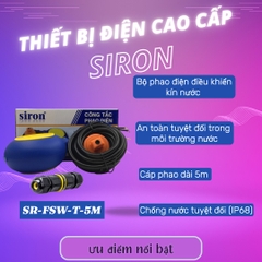 Bộ Phao Điện Điều Khiển Kín Nước Chống Cạn Và Chống Tràn Siron SR-FSW-T-5M