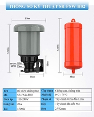 Công tắc phao điện bồn nước dạng treo lắp ngoài trời Siron SR-FSW-H02
