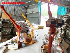 Cẩu xoay 360 độ 1 tấn lắp tời điện KCD