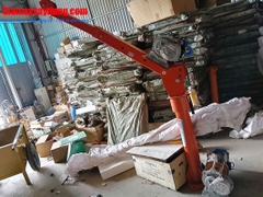 Cẩu xoay 360 độ 1 tấn lắp tời điện KCD