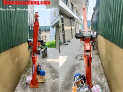 Cẩu xoay 360 độ 1 tấn lắp tời điện 6000LBS 12V/24V