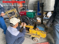 Máy nổ Diesel QuanTrai D8 R180 nước