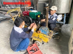 Máy nổ Diesel QuanTrai D8 R180 nước