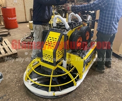 Máy xoa nền bê tông đôi ngồi lái mâm 1 mét